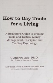 How to Day Trade for a Living cover